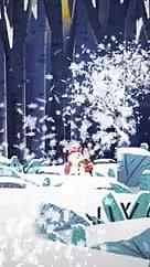 竖版创意卡通小雪节气片头视频的预览图